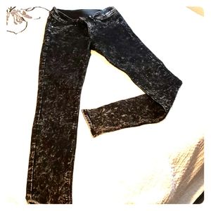 Black stone wash H&M skinny jeans